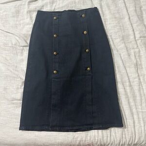 EUC Scotch & Soda Denim skirt with slits